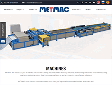 Tablet Screenshot of metmac.com